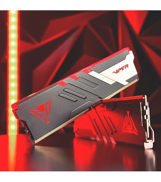 Оперативная память Patriot Viper Venom, DDR5, 32GB (2x16GB), 7400MHz, CL36, DIMM, с радиаторами, RGB, черный