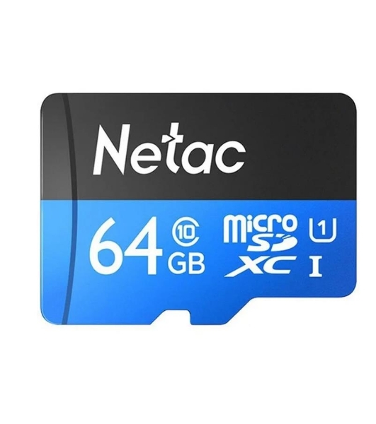 Флеш карта microSDHC 64Gb Netac P500 NT02P500STN-064G-S (без SD адаптера) 80Mb/s