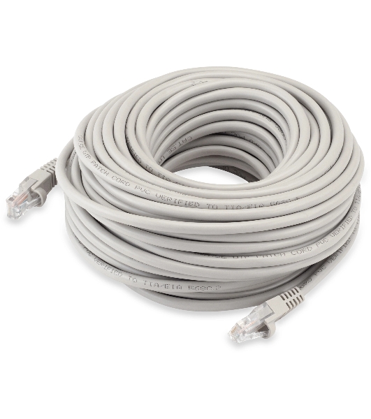 Патч-корд Buro UTP-5E-20M-G-LSZH UTP cat.5e 20м серый RJ-45 (m)-RJ-45 (m)