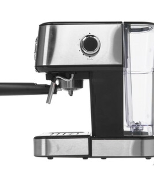 Кофеварка рожковая Vitek VT-1520 серебристый/черный, исп. кофе - молотый, 1.5 л, 850 Вт, 15 бар