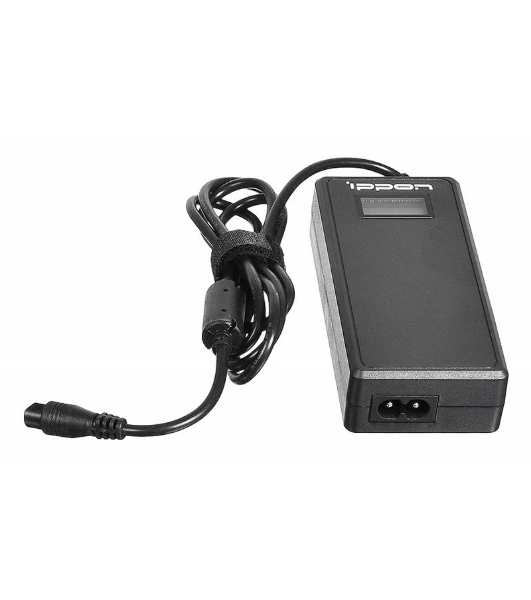 Блок питания Ippon D65U автоматический 65W 15V-19.5V 8-connectors 1.5A 1xUSB 2.1A от бытовой электросети LСD индикатор