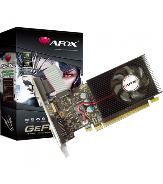 Видеокарта AFOX Geforce GT730 4Gb DDR3 128Bit DVI HDMI VGA LP Single Fan