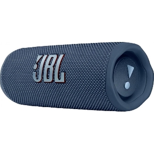 Портативная акустика JBL Flip 6 синий, Bluetooth 5.1, время воспроизведения 12 ч, емкость аккумулятора 4800 mAh, время заряда 2,5 ч, синий
