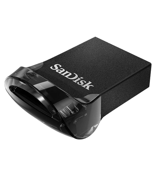 Флешка USB Sandisk CZ430 ULTRA FIT (SDCZ430-128G-G46), 128Gb, USB 3.1, R/W 130/40, черный