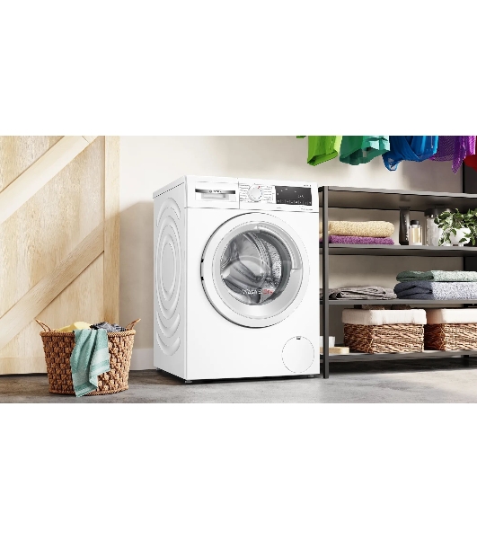 Стирально-сушильная машина Bosch WNA144VLSN белый, загр.фронтальная, макс.: 9 кг, 1400 об/мин, класс: Е
