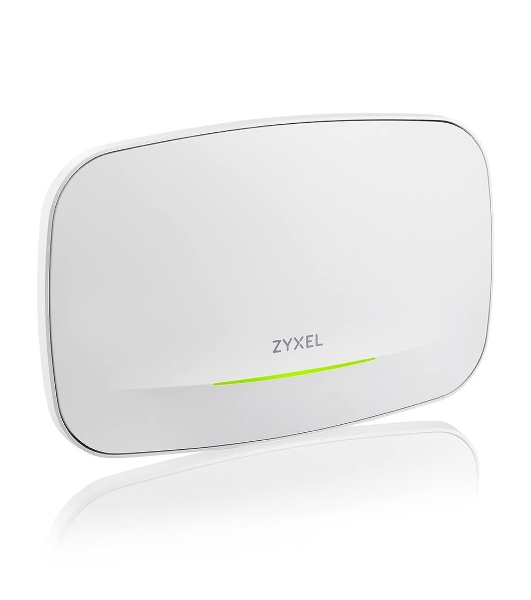 Точка доступа Zyxel NebulaFlex NWA130BE, WiFi 7, 802.11a/b/g/n/ac/ax/be (2,4 и 5 ГГц), MU-MIMO, антенны 2x2, до 688+4320 Мбит/с, 2xLAN 2.5GE, PoE