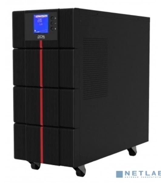 Источник бесперебойного питания Powercom MACAN, On-Line, 6000VA/6000W, Tower, IEC, LCD, Serial+USB, SmartSlot, подкл. доп. батарей