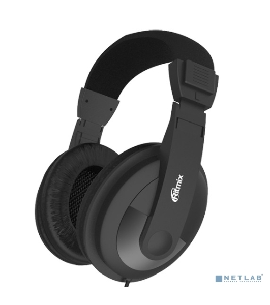 Проводные наушники Ritmix RH-524TV черный, полноразмерные, Jack 3.5 мм