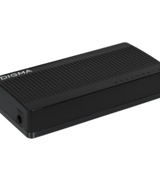 Коммутатор Digma DSW-308FE, 8×100 Мбит/с, неуправляемый