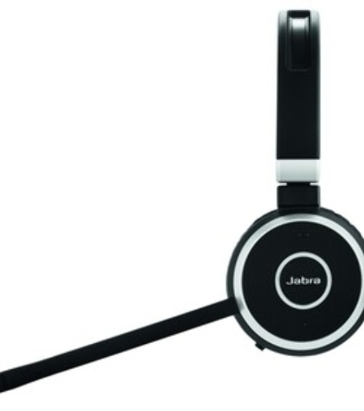 Гарнитура Jabra Evolve 65 TE чёрный, беспроводная, Bluetooth, до 16 ч