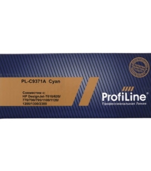 Картридж струйный ProfiLine PL-C9371A (№72) для HP DesignJet T1120ps/T1200/T2300/T1100 MFP Cyan