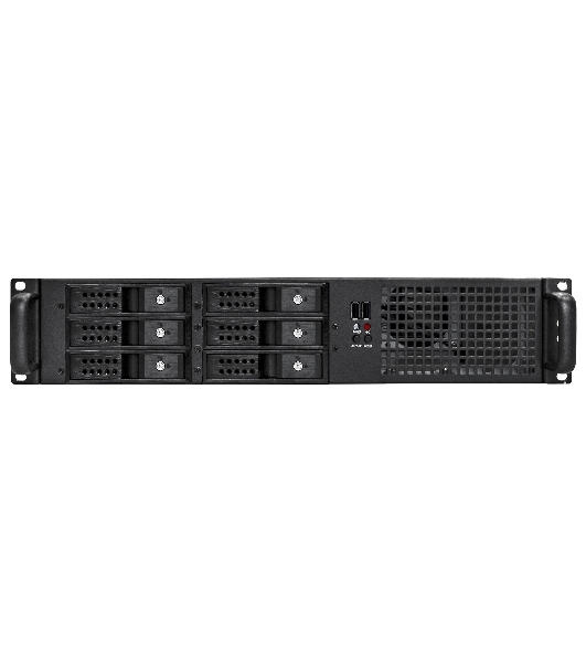 Серверный корпус ExeGate Pro 2U660-HS06 (RM 19', высота 2U, глубина 660, БП 1100ADS, 6xHotSwap, USB)