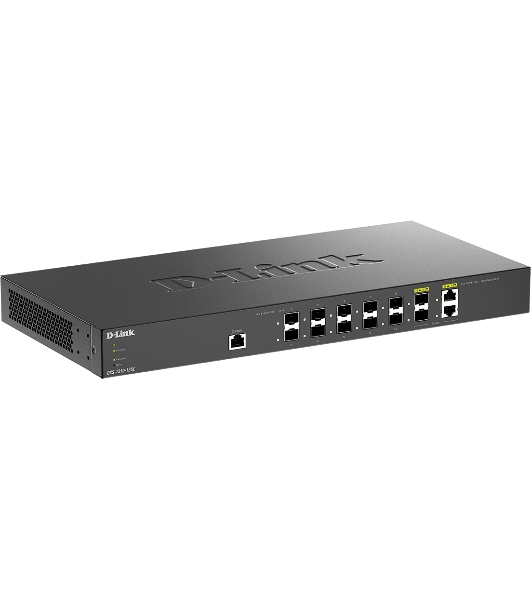 Коммутатор D-Link DXS-1210-12SC/B1A, 10×10 Гбит/с SFP+ + 2×10 Гбит/с Combo, управляемый