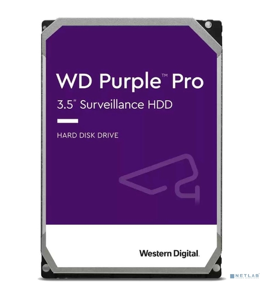 Жесткий диск WD Original SATA-III 10Tb WD101PURP Video Purple Pro (7200rpm) 256Mb 3.5'