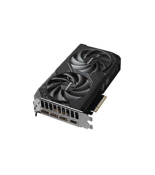 Видеокарта Gigabyte GeForce RTX 5060 Ti Windforce, NVIDIA RTX 5060 Ti, 8 ГБ GDDR7, 128 бит, PCI-e 5.0, 1xHDMI, 3xDP, 2572 МГц