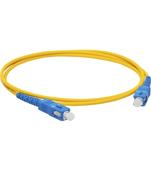 Патч-корд оптический LANMASTER, LSZH, дуплексный, SC/UPC-SC/UPC, SM, 2.0 м
