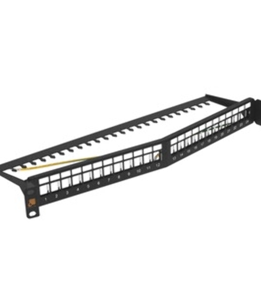 Патч-панель наборная Lanmaster LAN-PPAR24OK-STP 19' 1U 24xRJ45 STP