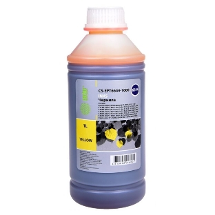 Чернила Cactus CS-EPT6644-1000 желтый 1000мл для Epson L100/L110/L120/L132/L200/L210/L222/L300/L312/L350/L355/L362/L366/L456/L550/L555/L566/L1300