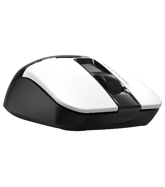 Мышь беспроводная A4Tech Fstyler FB12 белый/черный, 1200 dpi, радиоканал, Bluetooth, USB, кнопки - 3