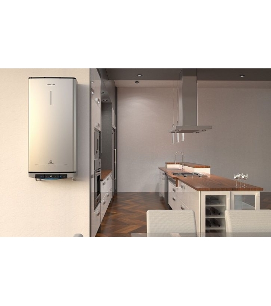 Водонагреватель Ariston Velis Lux Inox PW ABSE WIFI 80, 2.5 кВт, 80л, электрический настенный/серый