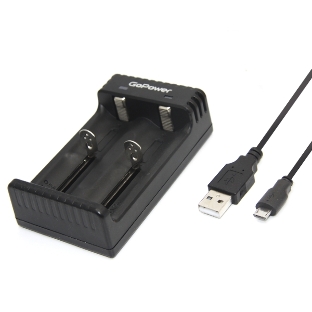 З/У для аккумуляторов GoPower LiCharger 4 Ni-MH/Ni-Cd/Li-ion/IMR 2 слота (1/100)