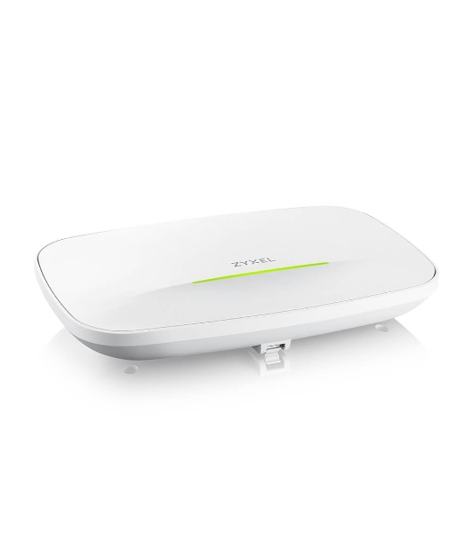 Точка доступа Zyxel NebulaFlex NWA130BE, WiFi 7, 802.11a/b/g/n/ac/ax/be (2,4 и 5 ГГц), MU-MIMO, антенны 2x2, до 688+4320 Мбит/с, 2xLAN 2.5GE, PoE