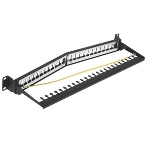 Патч-панель наборная Lanmaster LAN-PPAR24OK-STP 19' 1U 24xRJ45 STP, фото 1