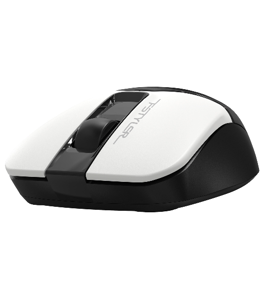 Мышь беспроводная A4Tech Fstyler FB12 белый/черный, 1200 dpi, радиоканал, Bluetooth, USB, кнопки - 3
