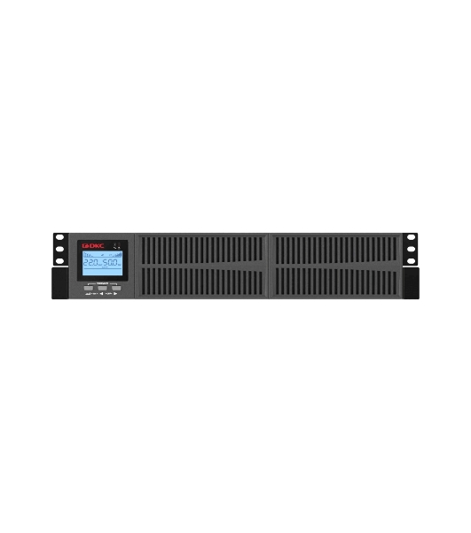 Источник бесперебойного питания ДКС Онлайн серии Small Rackmount, 3000 ВА/2700 Вт, 1/1, 8xIEC C13, EPO, USB, RS-232, RJ45, Rack 2U, 6x9А·ч