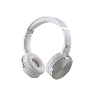 Беспроводные/проводные наушники Harper HB-217 белый, накладные, Bluetooth + проводной, складная конструкция, до 5 ч