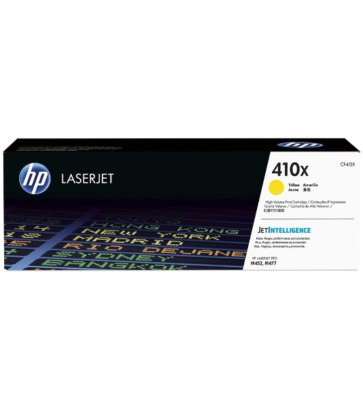 Тонер Картридж HP 410X CF412X желтый для HP LJ Pro M452/M477 (5000 стр.)