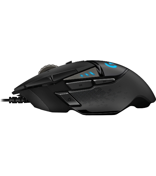 Мышь проводная Logitech G502 HERO черный, 25600 dpi, USB, кнопки - 11