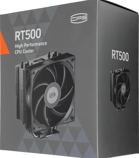 Устройство охлаждения(кулер) PcCooler RT500 BK Soc-AM5/AM4/1200/1700/1851 черный 4-pin 34.9dB Al+Cu