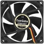 Вентилятор для корпуса ExeGate EX08025B3P-24 черный, 80 мм, 2900 об/мин, 30.6 дБ, 3 pin, фото7