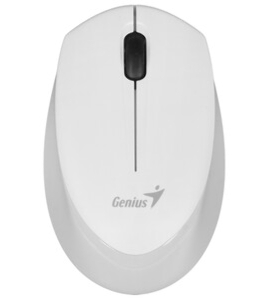 Мышь беспроводная Genius NX-7009 белый/серый, 1200 dpi, радиоканал, USB, кнопки - 3