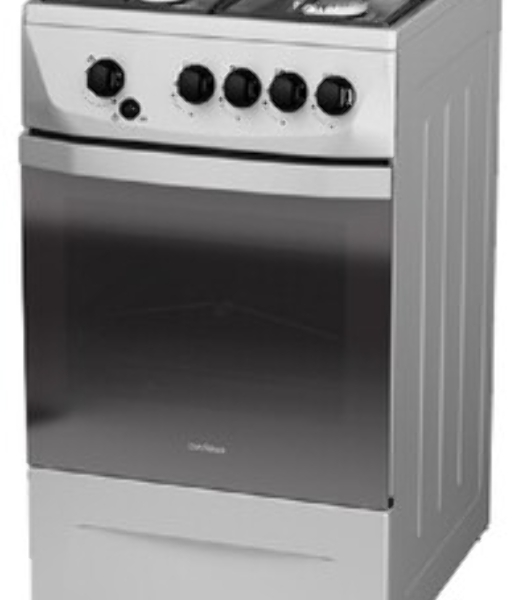 Плита газовая Darina 1D1 GM 241 014 Х нержавеющая сталь/черный, конфорок 4 шт, духовка 50 л, 50 см x 85 см x 60 см