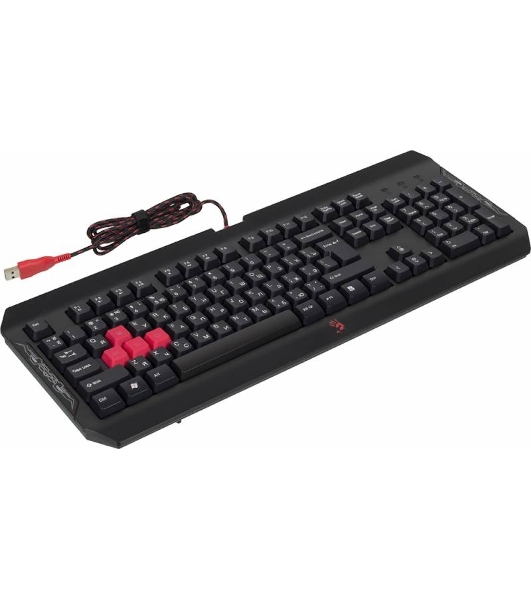 Клавиатура проводная A4Tech Bloody Q100 USB черный
