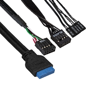 Компьютерный корпус Minitower ExeGate EX291147RUS BAA-105U2-01-AAA450 (mATX, БП AAA450 с вент. 8см, 2*USB+2*USB 3.0, аудио, черный)