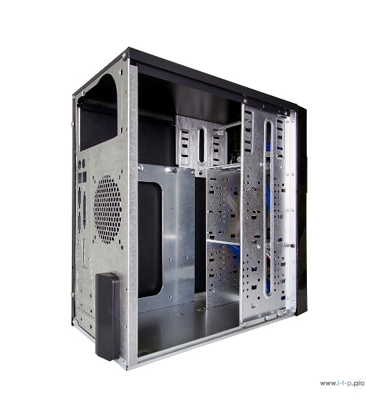 Компьютерный корпус ExeGate EX277437RUS Minitower MA-371X Black 500W, mATX (UN500, 120мм) 2хUSB+2хUSB 3.0, Audio