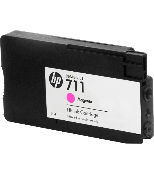 Картридж струйный HP №711 CZ135A пурпурный x3уп. для HP DJ T120/T520