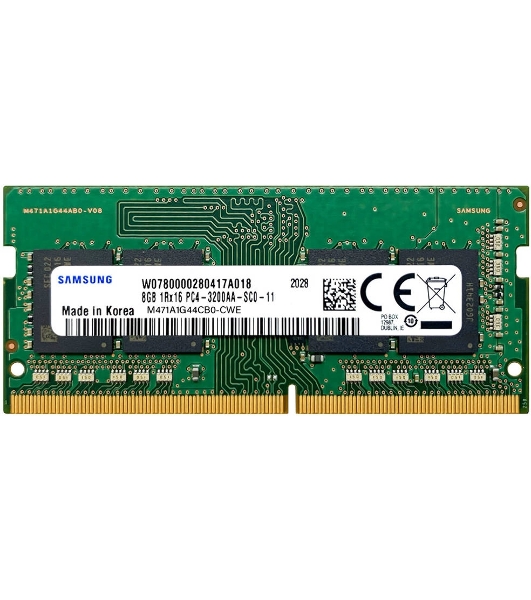 Оперативная память Samsung, DDR4, 8Gb (1x8GB), 3200MHz, CL21, SO-DIMM, OEM