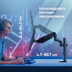 Кронштейн для монитора ONKRON 13'-34' настольный, черный G75, фото30
