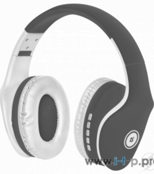 Беспроводные/проводные наушники Defender FreeMotion B525 серый/белый, накладные, Bluetooth + проводной, до 8 ч