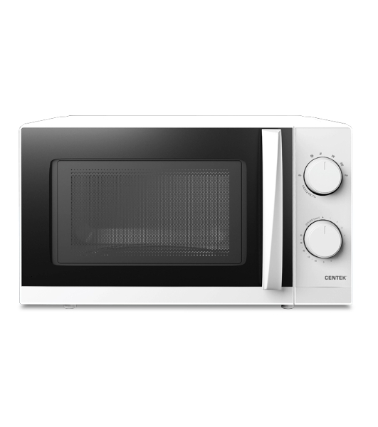 Микроволновая печь Centek CT-1571 белый, 20 л, 700 Вт, переключатели - поворотный механизм