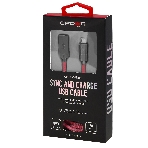 Кабель Crown USB - microUSB CMCU-3132M red, фото3