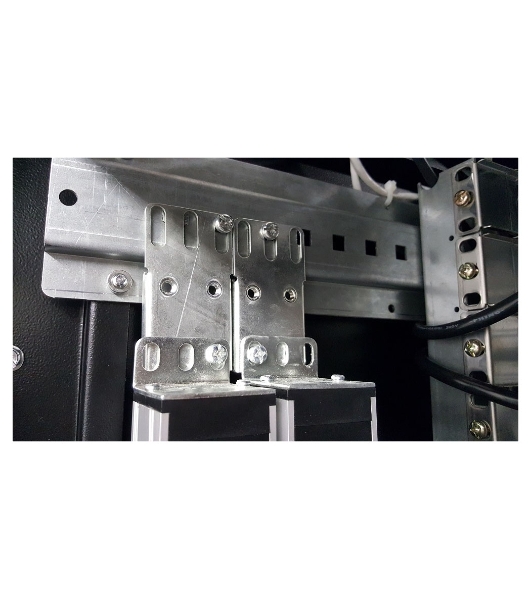 Блок силовых розеток Rem Rem-32, Shuko х 16, IEC 60320 С19 х 8, вход колодка, 1463х45х45 мм (ВхШхГ), 32А, автомат + амперметр, черный, без шнура