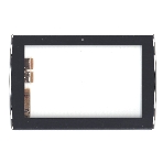 Сенсорное стекло (тачскрин) для Asus Eee Pad Slider SL101, черное с рамкой, фото4