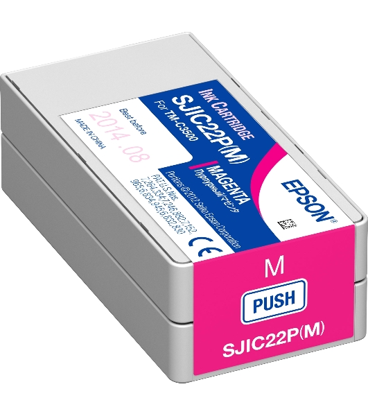 Картридж струйный SJIC22P(M): INK CARTRIDGE FOR TM-C3500 пурпурный