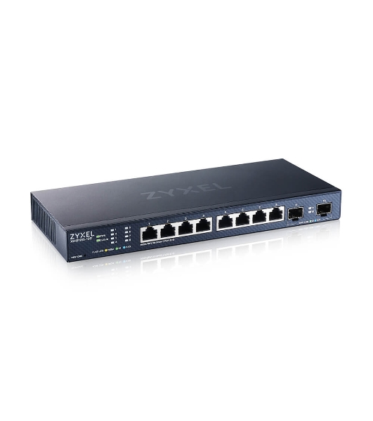 Коммутатор мультигигабитный Smart L3 Lite Zyxel NebulaFlex XMG1915-10E, 8xRJ-45: 1/2.5G, 2xSFP+, бесшумный (без вентилятора)