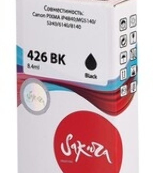 Картридж струйный Sakura 4556B001 (426 BK) для Canon, черный, 8,4 мл., 3100 к.